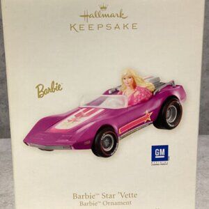 Hallmark Keepsake Barbie "Star"  Corvette ornament